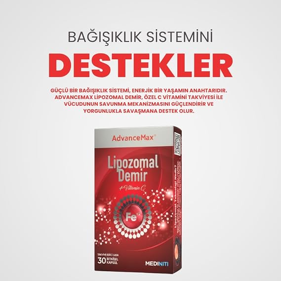 Advancemax Lipozomal Demir 30 Kapsül