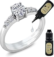 Yiruhe Invisible Ring Sizers for Loose Rings - UV Glue Adjusters, Guards & Spacers Fit Any Size Rings for Women