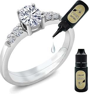 Yiruhe Invisible Ring Sizers for Loose Rings - UV Glue Adjusters, Guards & Spacers Fit Any Size Rings for Women