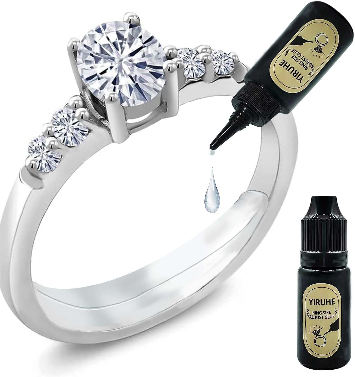 Ring Sizers for Loose Rings Ring Adjuster Ring Guards for Women Loose Rings Invisible Glue Ring Spacer Fit Any Rings