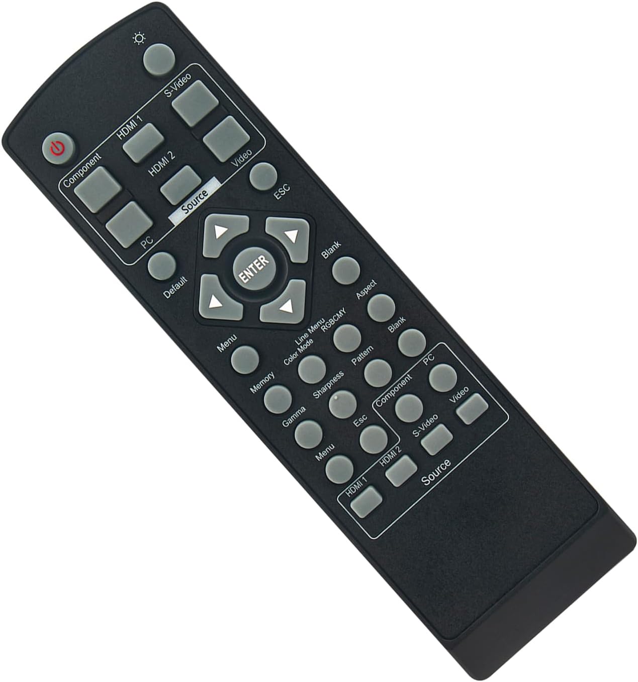 150015001 Replaced Remote Control -ALLIMITY- Fit for Epson PowerLite Home Projector 150015000 Remote Control 150015001 EH-TW3000