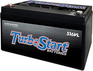 TURBO START 550 Cranking Amps 16 V AGM Battery P/N S16VL