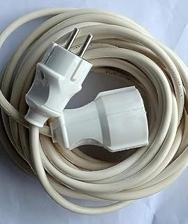 وصله سلك كهرباء (2 مم معتمد مزوده بفيشة دكر ونتايه طول 20 متر)