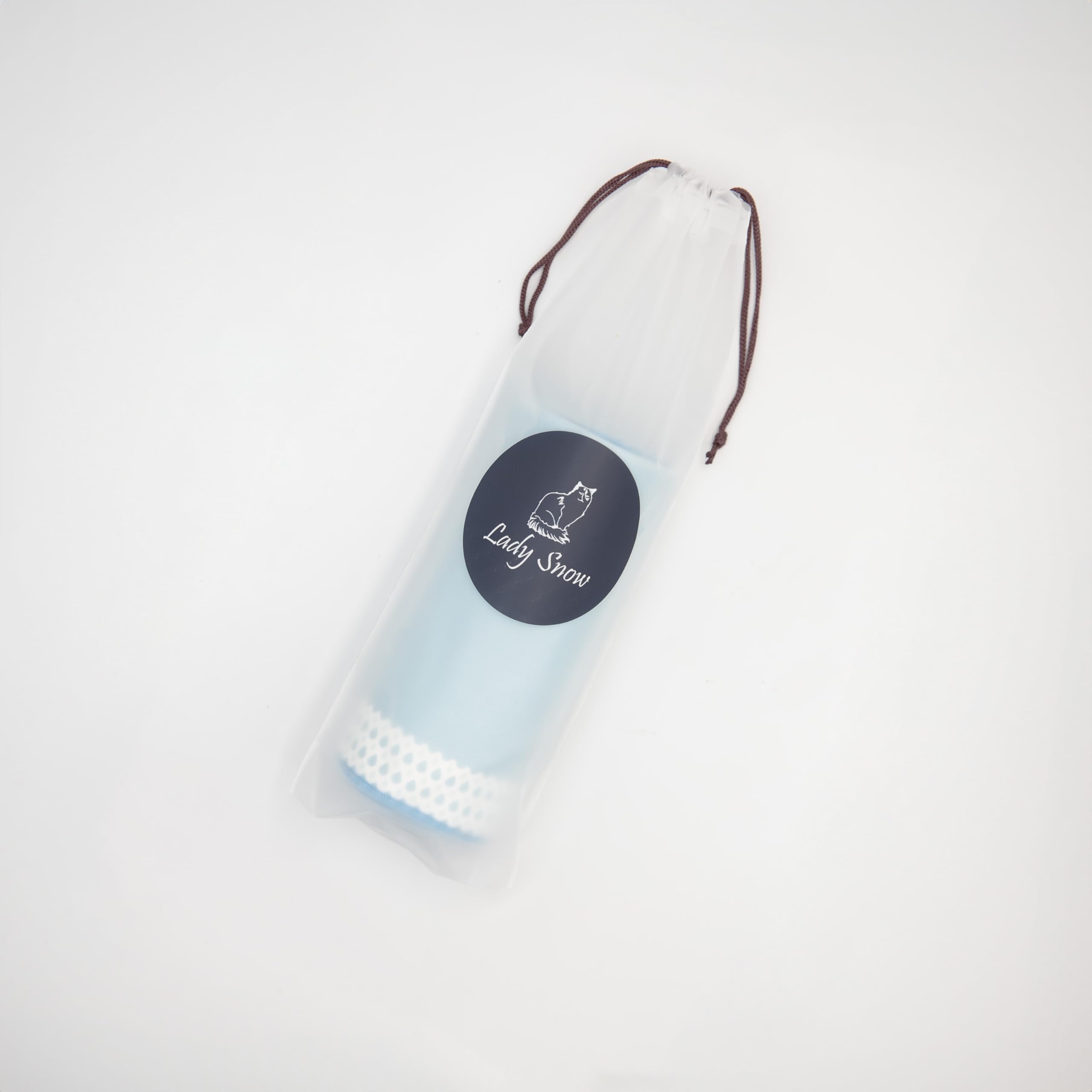 Keiti Lady Snow Self-Gripping Towel, Leak-Proof, Super Absorbent, Fast-Drying, 39.3 x 14.6 inches (Sky Blue)