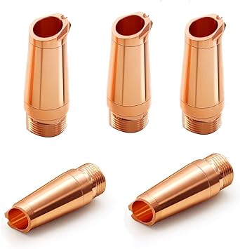 レーザー溶接ノズル、h32 M11銅レーザーノズル Wsx/huanriポータブルハンドヘルドファイバーレーザー溶接ガン、レーザー銅ノズルe12用 5個