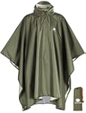 ANYOO Hooded Rain Poncho for Adults Waterproof Lightweight Rain Coat for Men Women Reusable Rain Jacket for Emergency Outdoor