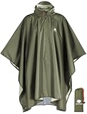 ANYOO Hooded Rain Poncho for Adults Waterproof Lightweight Rain Coat for Men Women Reusable Rain Jacket for Emergency Outdoor