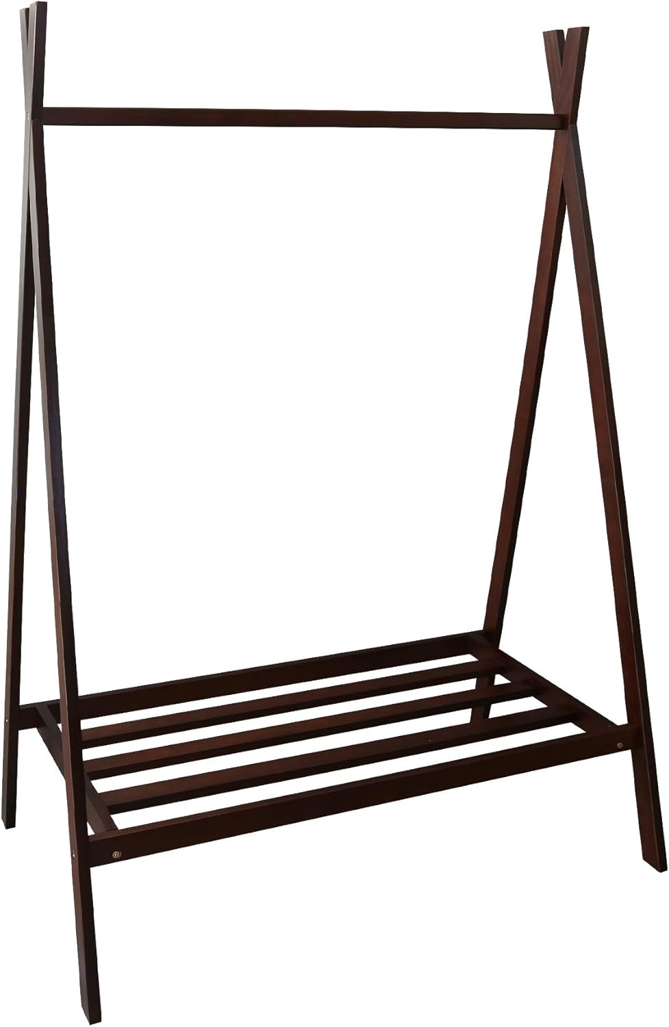 Casual Home Teepee Coat Rack with Shelf - Truffle Brown