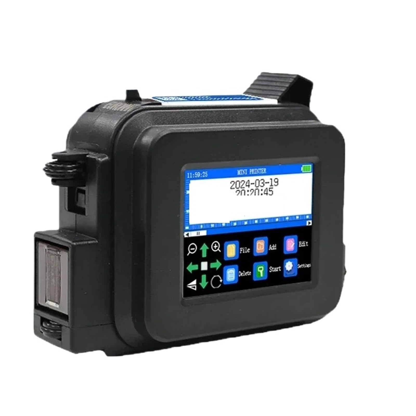 Imprimante jet d'encre portable pour imprimer un logo proprement sans bavure