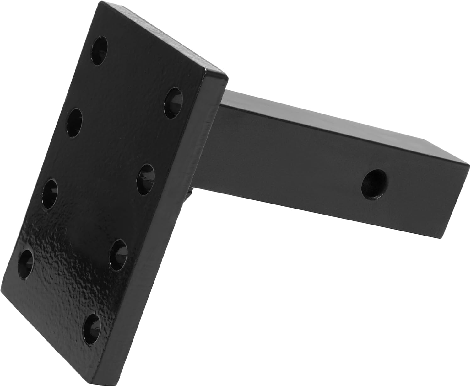 ALMULOO 20,000 lbs 3 Position Pintle Hitch Mount Plate for 2" Hitch 9" Length Reciever Pintle Hook Hitch Mounting Plate Adjustable Heavy-Duty Trailer Hitch Tow Receiver
