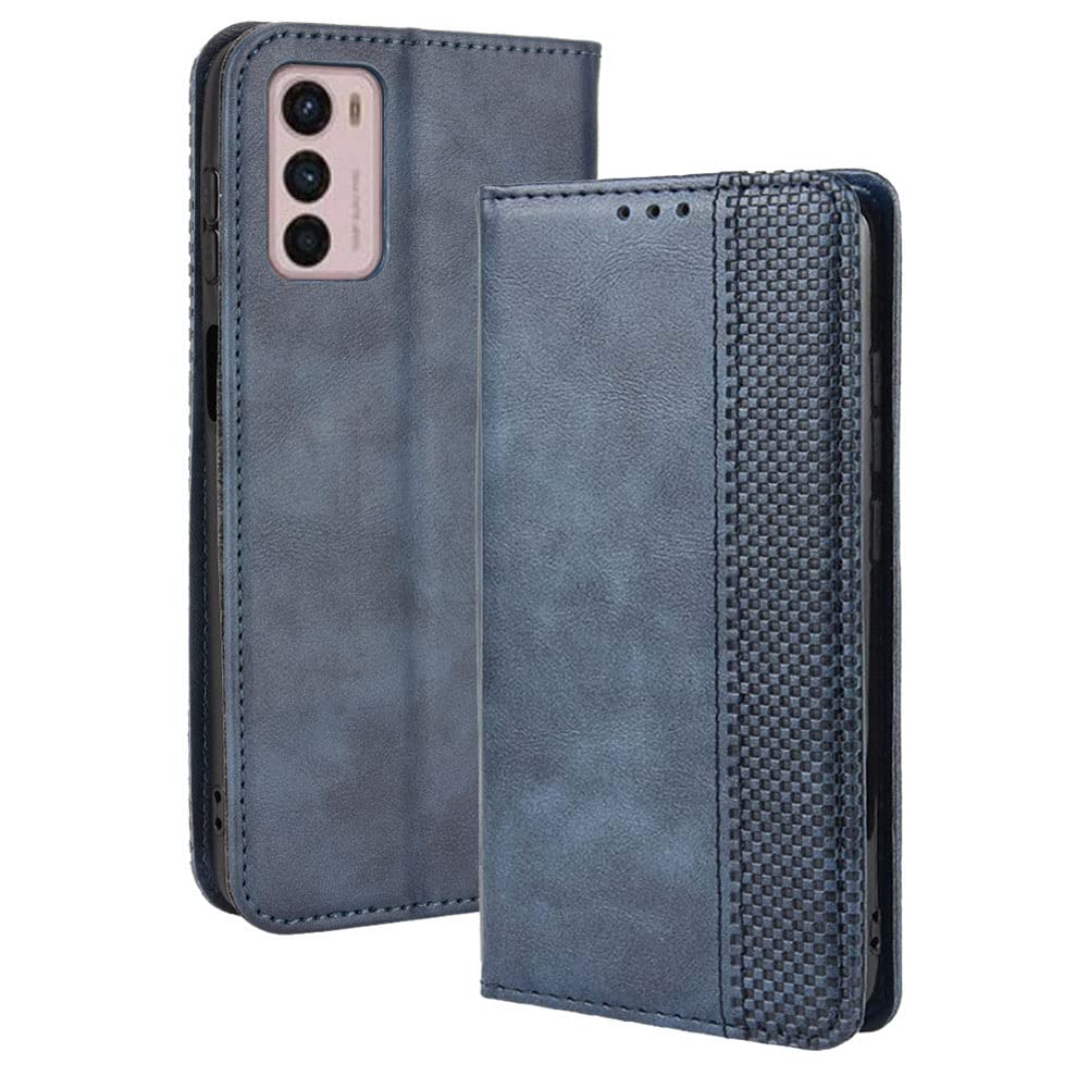 Custodia Portafoglio MOJIA Per Motorola Moto G42 – PU Resistente Con Supporto E Slot Per Carte, Nero