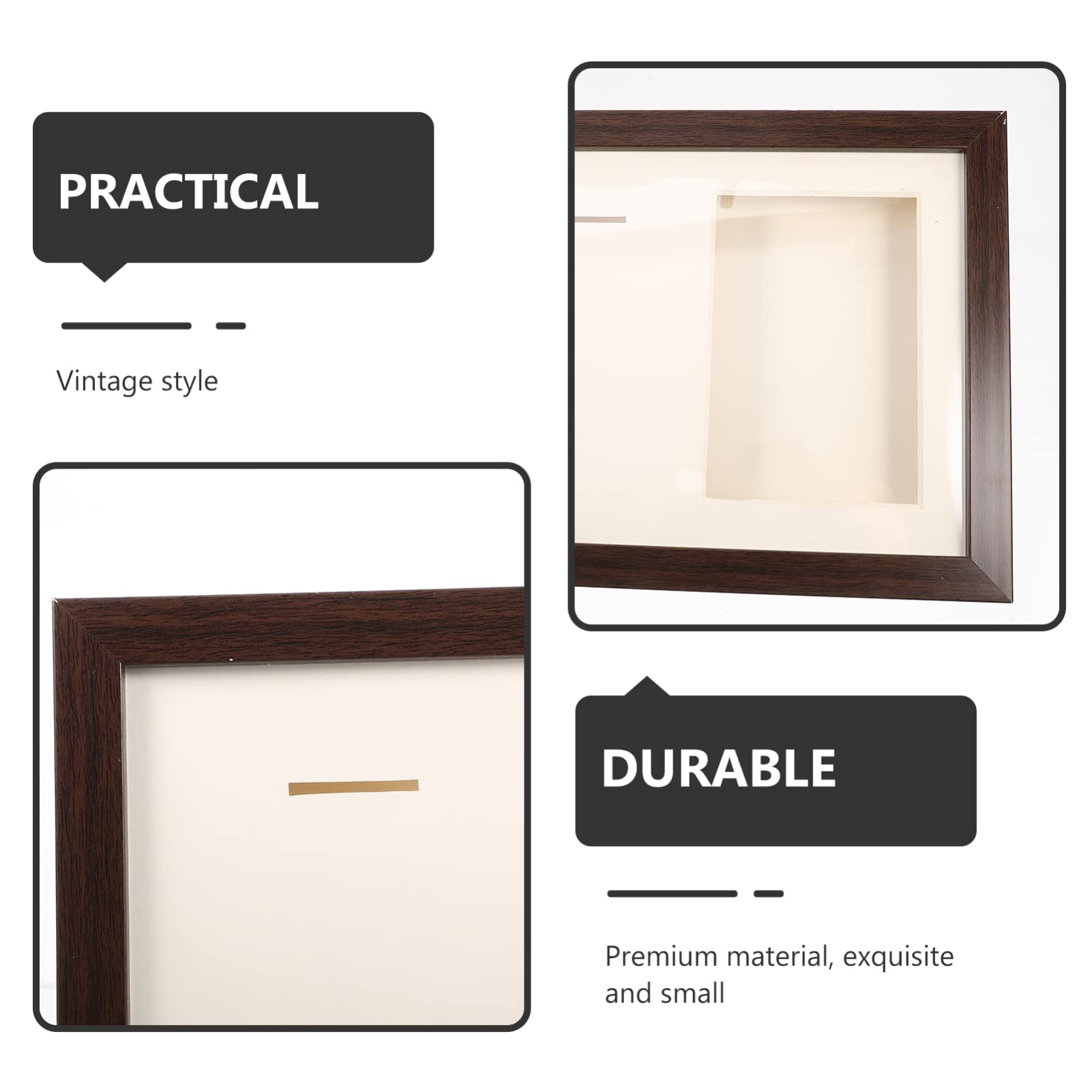Portafotos de Madera para Medallas Soporte Resistente y Diseño Creativo para Exhibir en Sala o Comedor Forma Simple y Elegante