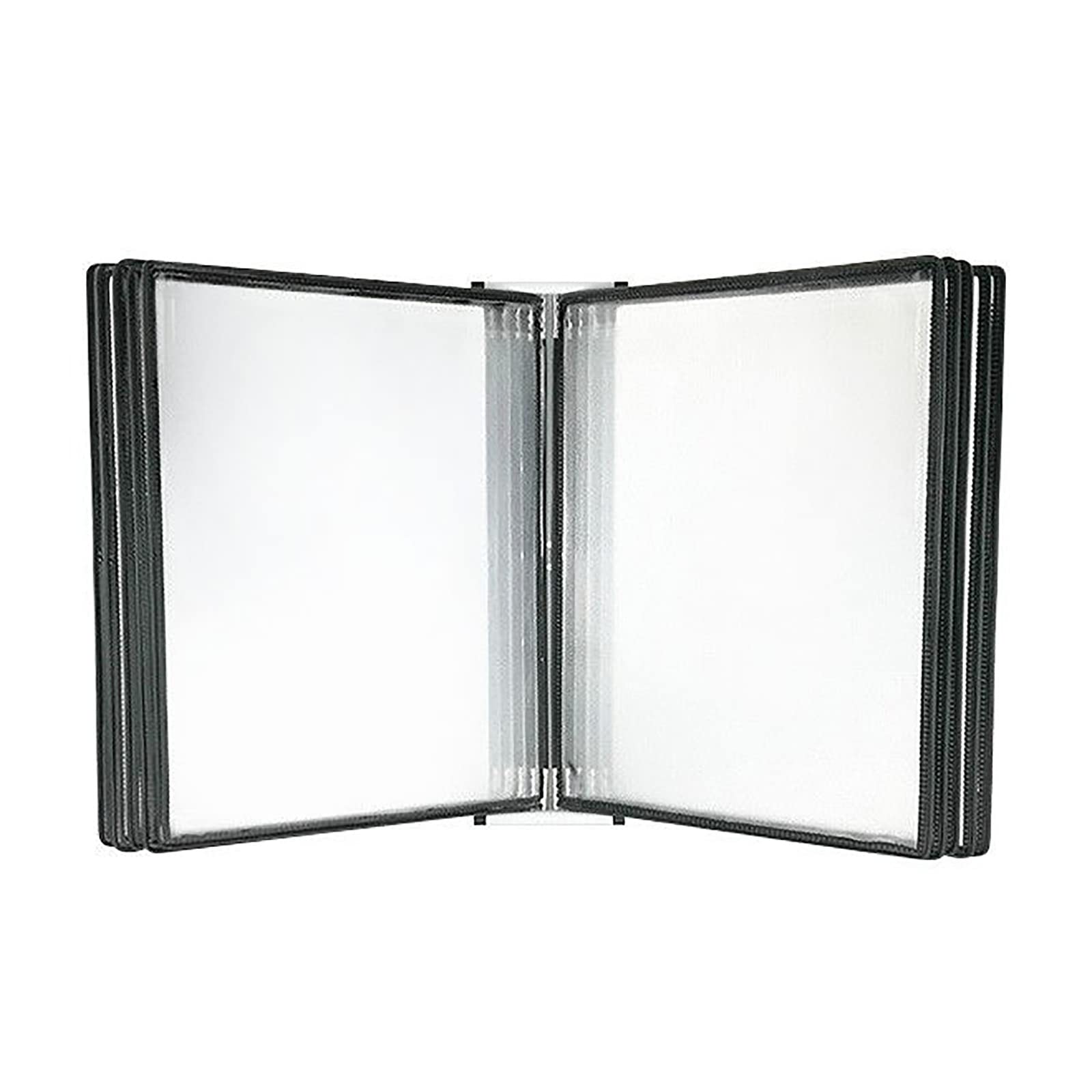 Zxffhdhjh Black Display Folder， Wall Mounted File Hol A4 Letter Paper Size Magnetic Document Holder, Display(Black)