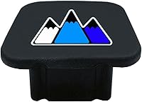 Vista 6 de Cubierta de tubo de enganche de remolque con logotipo deportivo de 2 pulgadas de 4 x 4 pulgadas, tapa de enchufe de enganche de remolque, tapón