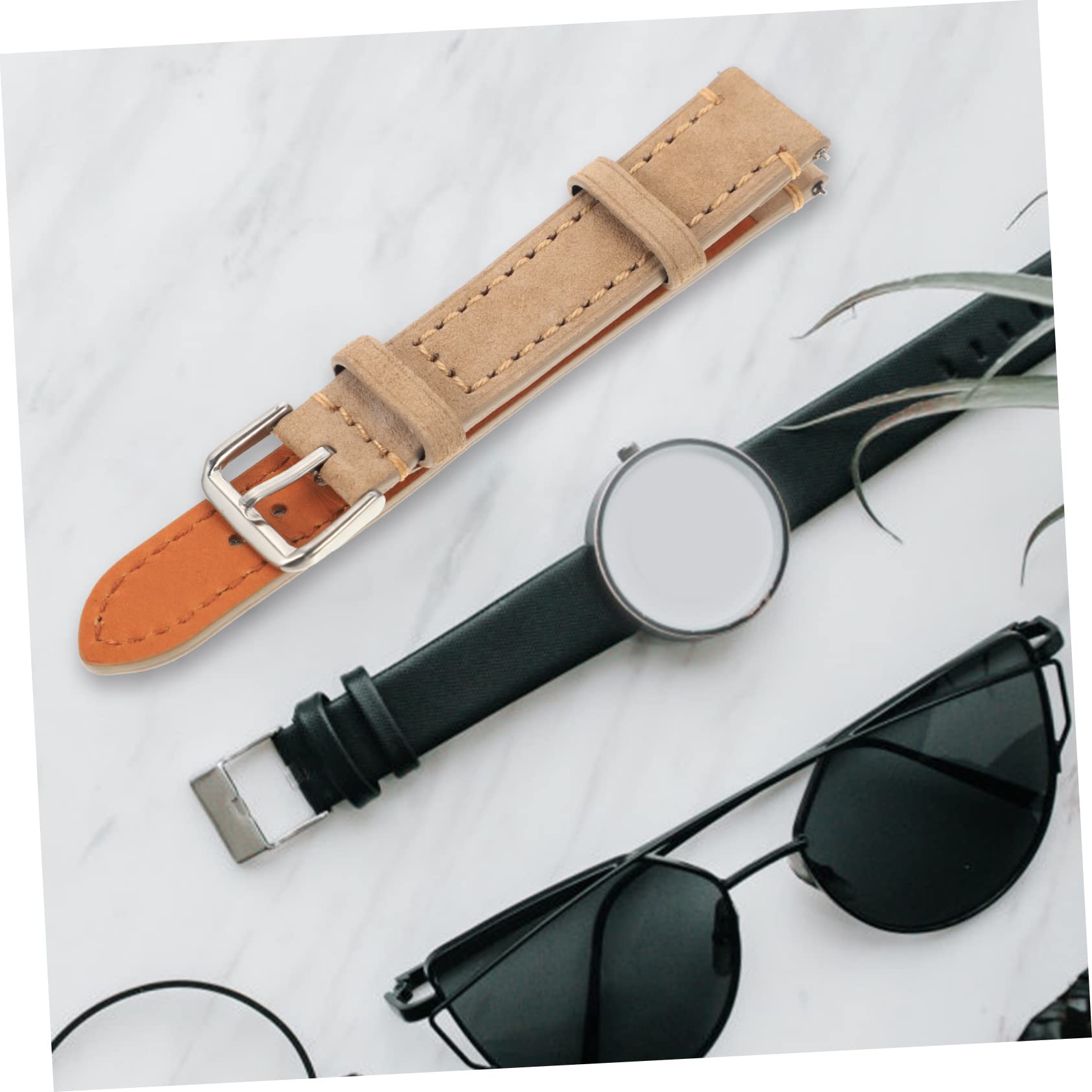 Uonlytech 2pièces Bracelet De Montre Douce Pour Hommes Et Femmes Remplaçable Confortable Et Élégant Accessoire Pour Usage