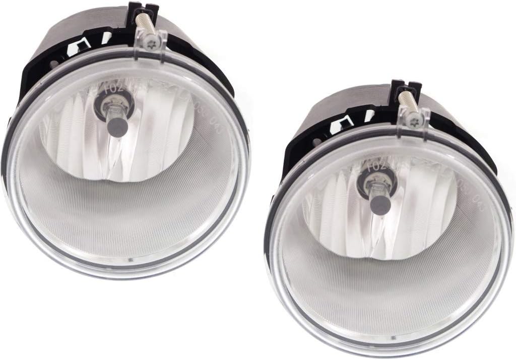 KarParts360 For Jeep Commander 2006 2007 2008 2009 Driver and Passenger Fog Light Assembly Replaces CH2592135