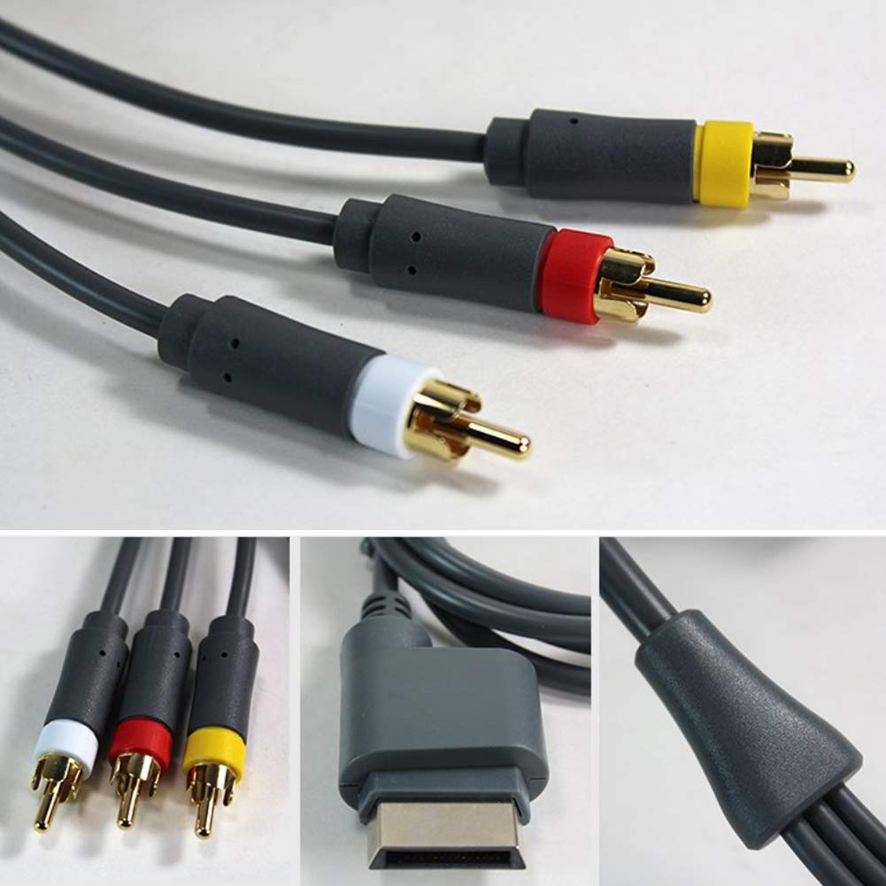 GOLD PLATED AV CABLE XBOX 360 E - TOMEE - Foto 11