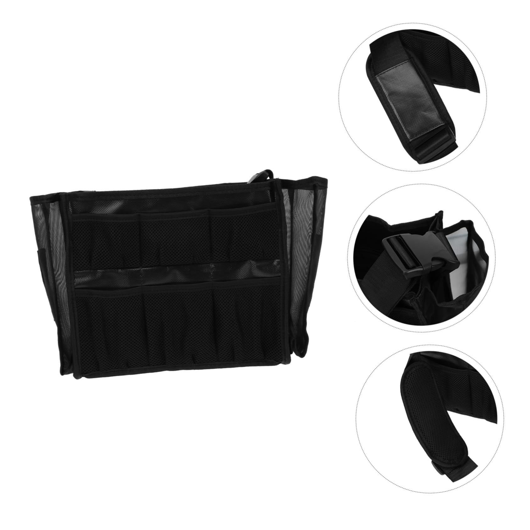VALICLUD Tragbare Kosmetiktasche für Visagisten mit Großem Fassungsvermögen aus Mesh Wasserfest und Einfach zu Verstauen für Make Up Pinsel und Professionelle Nutzung