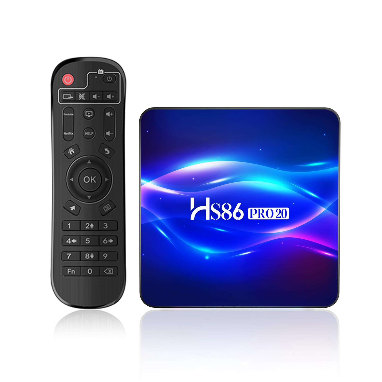 8K UHD Android TV Box 14.0 RK3566 8GB RAM 128GB ROM, HS86 PRO20 Smart TV Box Client Streaming Android Player 4K@60hz HDR10 Dual Band WiFi6 2.4G/5G BT5.4 Ethernet 1000M, Android Box con Telecomando IR