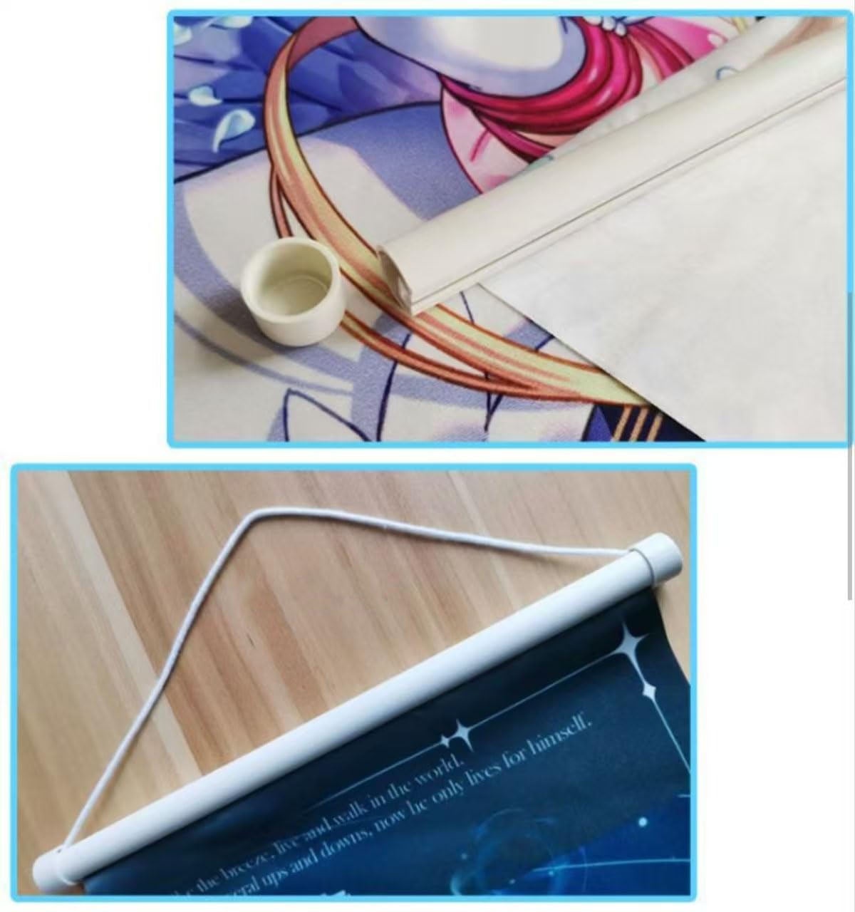 Amazon.co.jp: わたなれ タペストリー 掛け絵 王塚真唯 琴紗月 瀬名