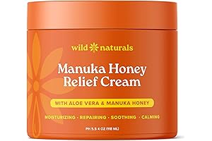 Manuka Honey Relief Cream with Aloe Vera for Eczema