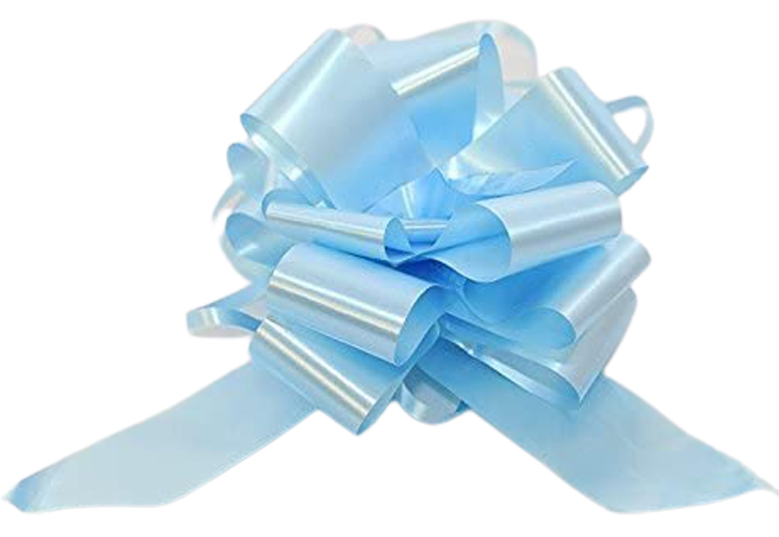 Star New Flower Spa Fiocco Rapido Azzurro Celeste 50 mm (50 Pezzi) Addobbi Decorazioni Nascita Bimbo