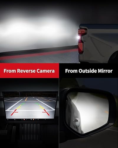 Miniatura 8 de LASFIT Luces LED de respaldo 921 para Silverado 1500 2014-2022 2023 2024 2025 2026, Canbus Ready 912 W16W 904 916 2835, repuesto exterior blanco, 2