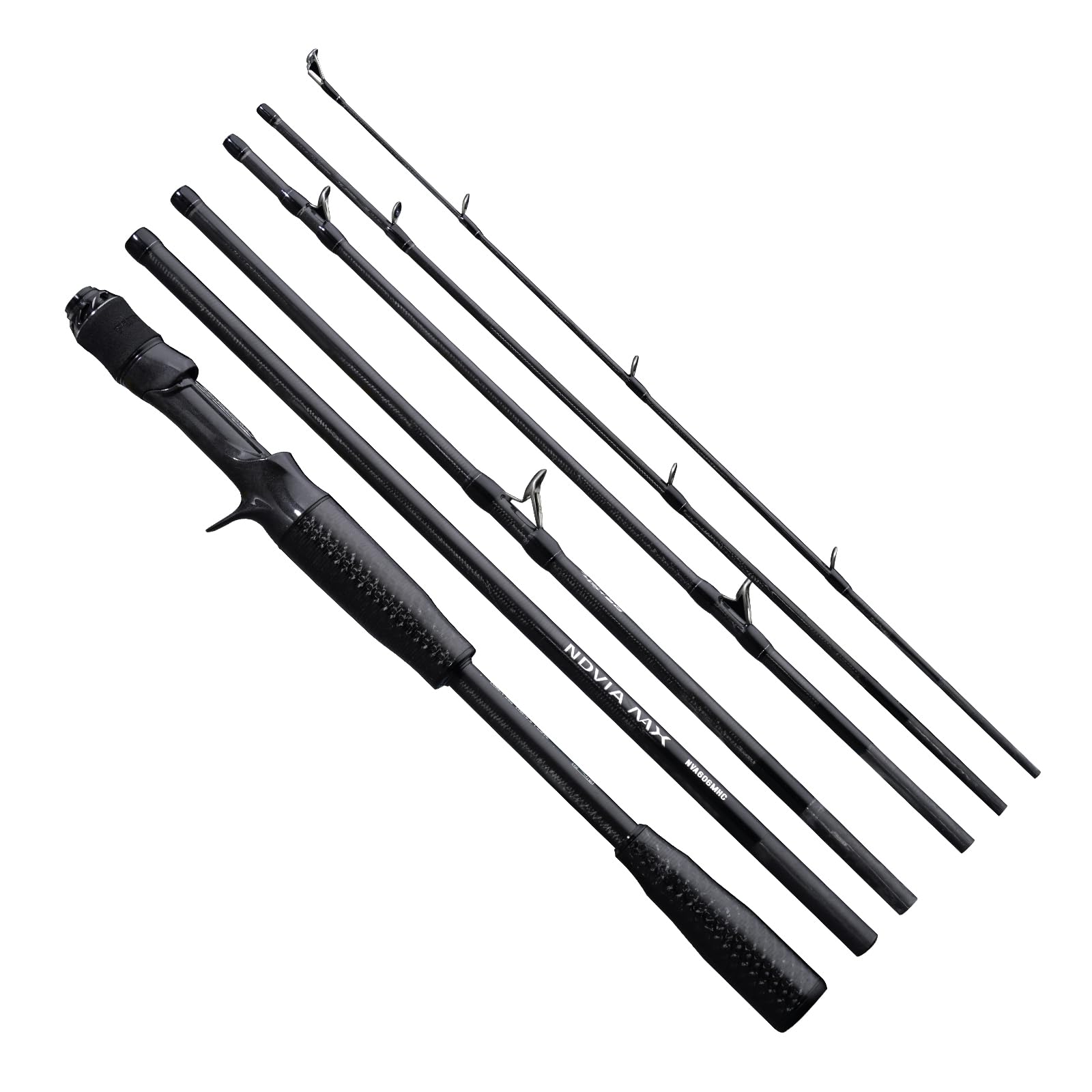 PURELURE NDVIA MAX 6ft Medium Heavy Baitcasting Rod 6pc - Portable