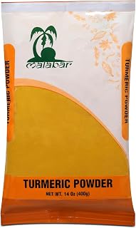 Malabar Turmeric (Haldi) Spice, 400g ~ All Natural | 100% Pure, Salt Free | Vegan | Gluten Friendly | NON-GMO | Kosher | Indian Origin