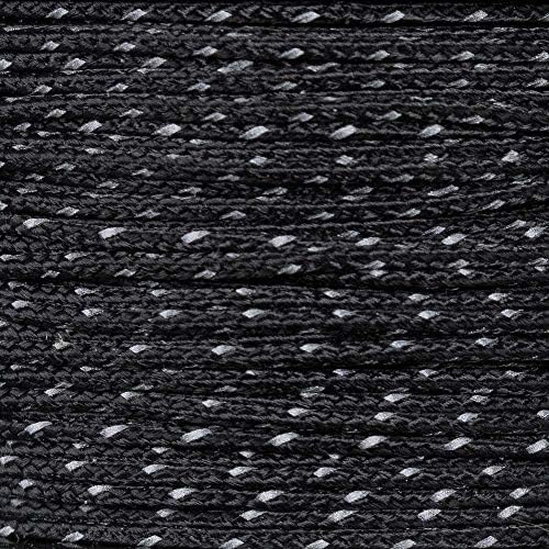PARACORD PLANET Micro Cord: 1.18mm Diameter 125 Feet Spool of Braided Cord - Available in a Variety of Colors Made in the USA