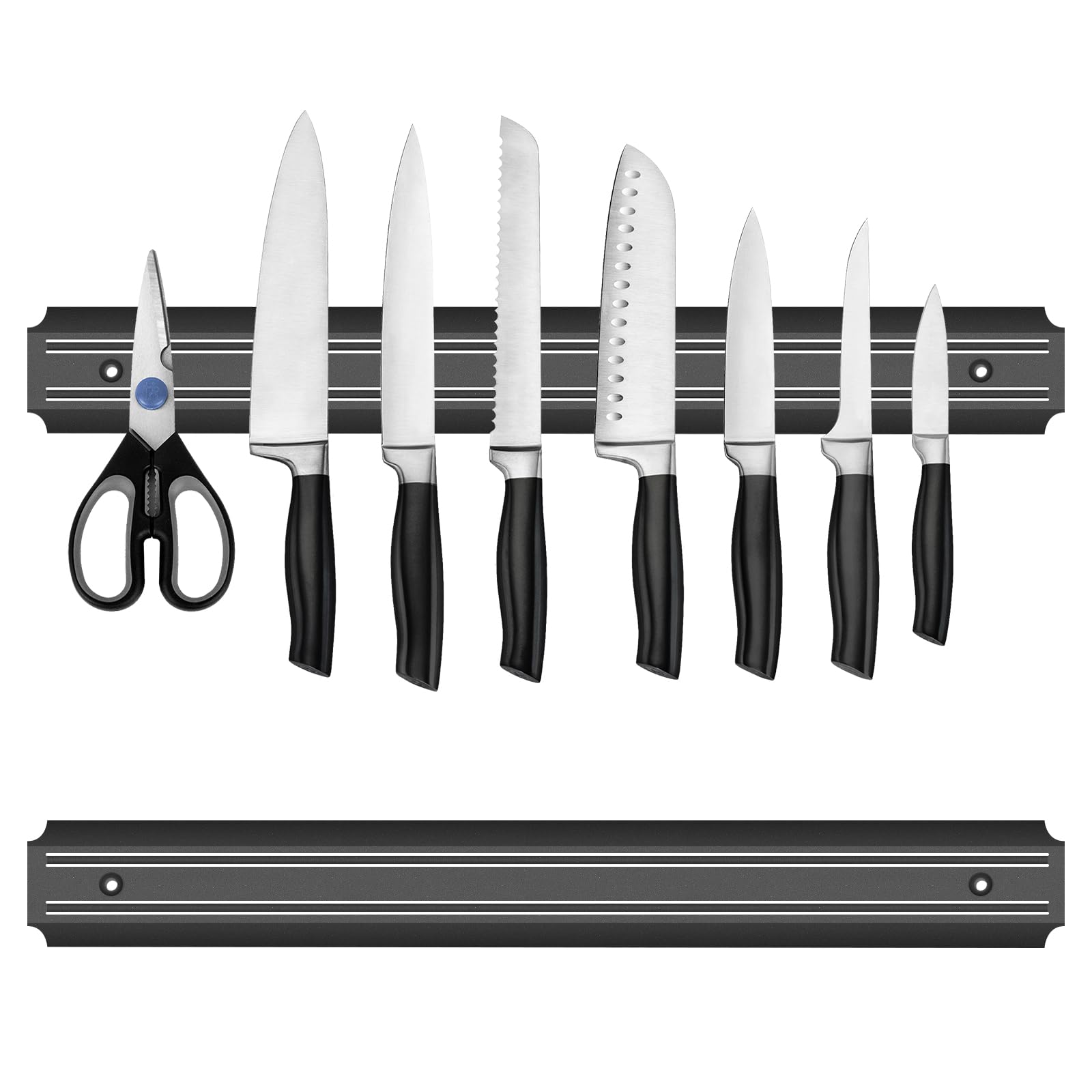 Porte-couteau magnétique de cuisine avec aimants extra puissants