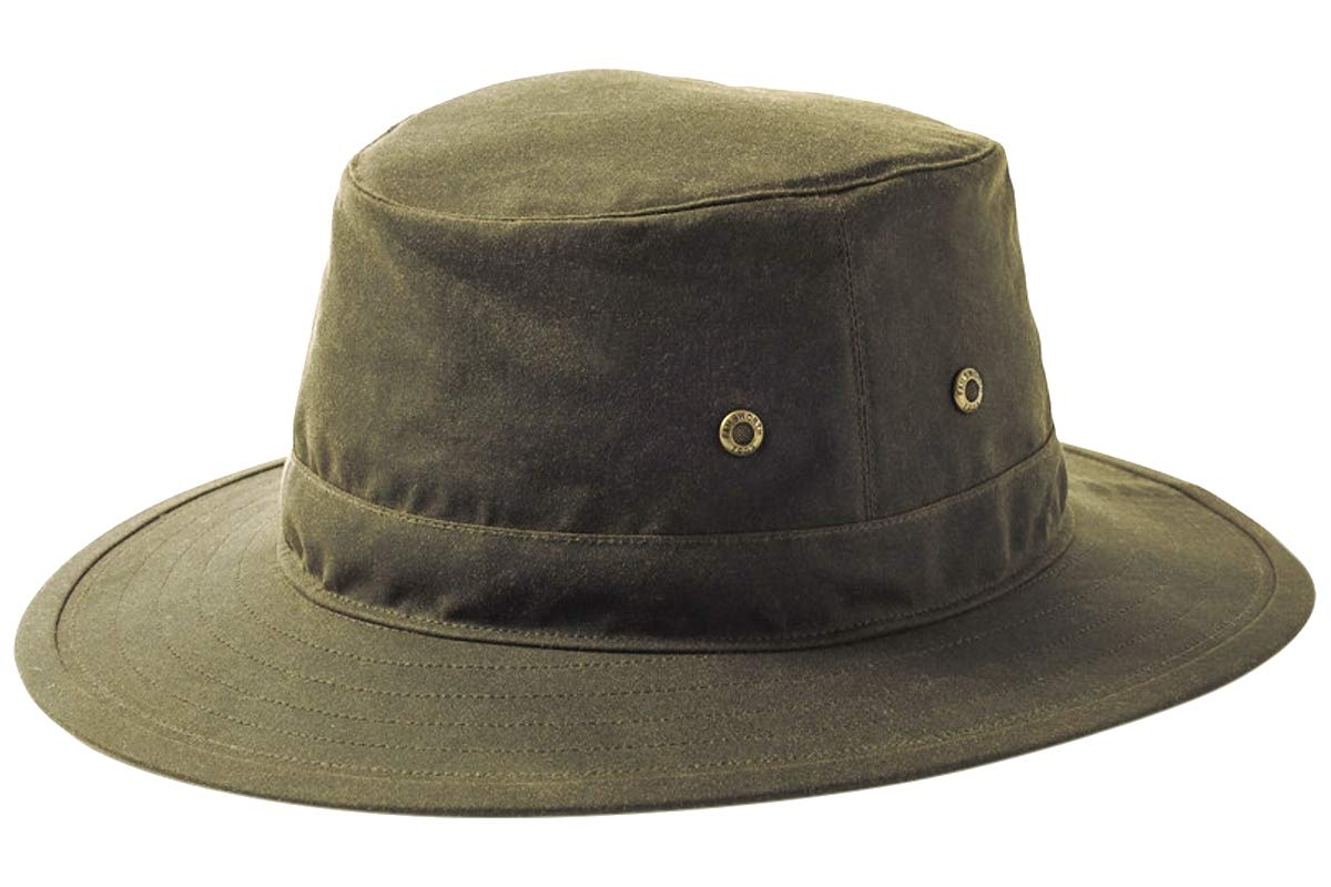 Failsworth Millinery Wax Traveller in Olive, Size: Medium (57cm)