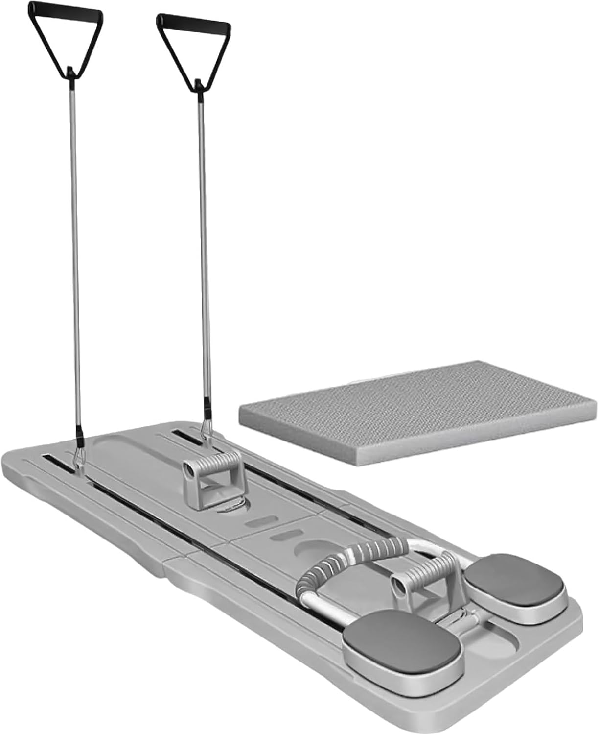 腹筋ボードピラティス - フィットネス腹筋プッシュアップピラティスボード - 背中と体幹の筋肉トレーニング用 自動反発厚手エルボーサ