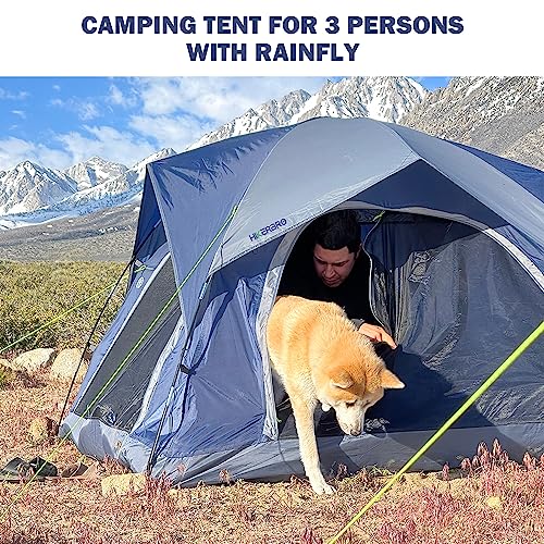 Carpa pequeña tipo cúpula para 3 personas, impermeable miniatura 2