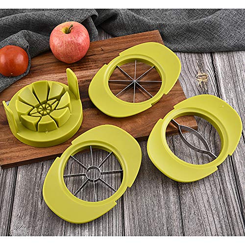 4 In 1 Fruitsnijset, Multifunctionele Fruitsnijder Inclusief 3 Verschillende Roestvrijstalen Scherpe Mesjes Appelmes/Mangosnijder/Tomatensnijder, Appelsnijder, fruitsnijmachines keukengereedschap - Image 4