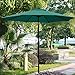 Sunnyglade 9' Patio Umbrella Outdoor Table Umbrella with 8 Sturdy Ribs (Dark Green)