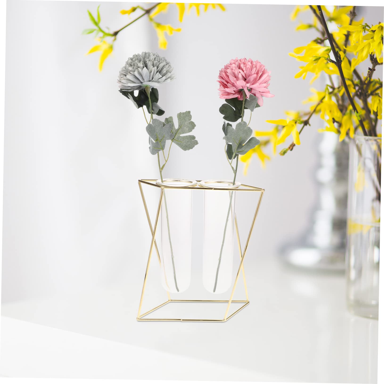 Amazon.co.jp: BUTIFULSIC 1セット几何学的デザインの壁掛けフラワー