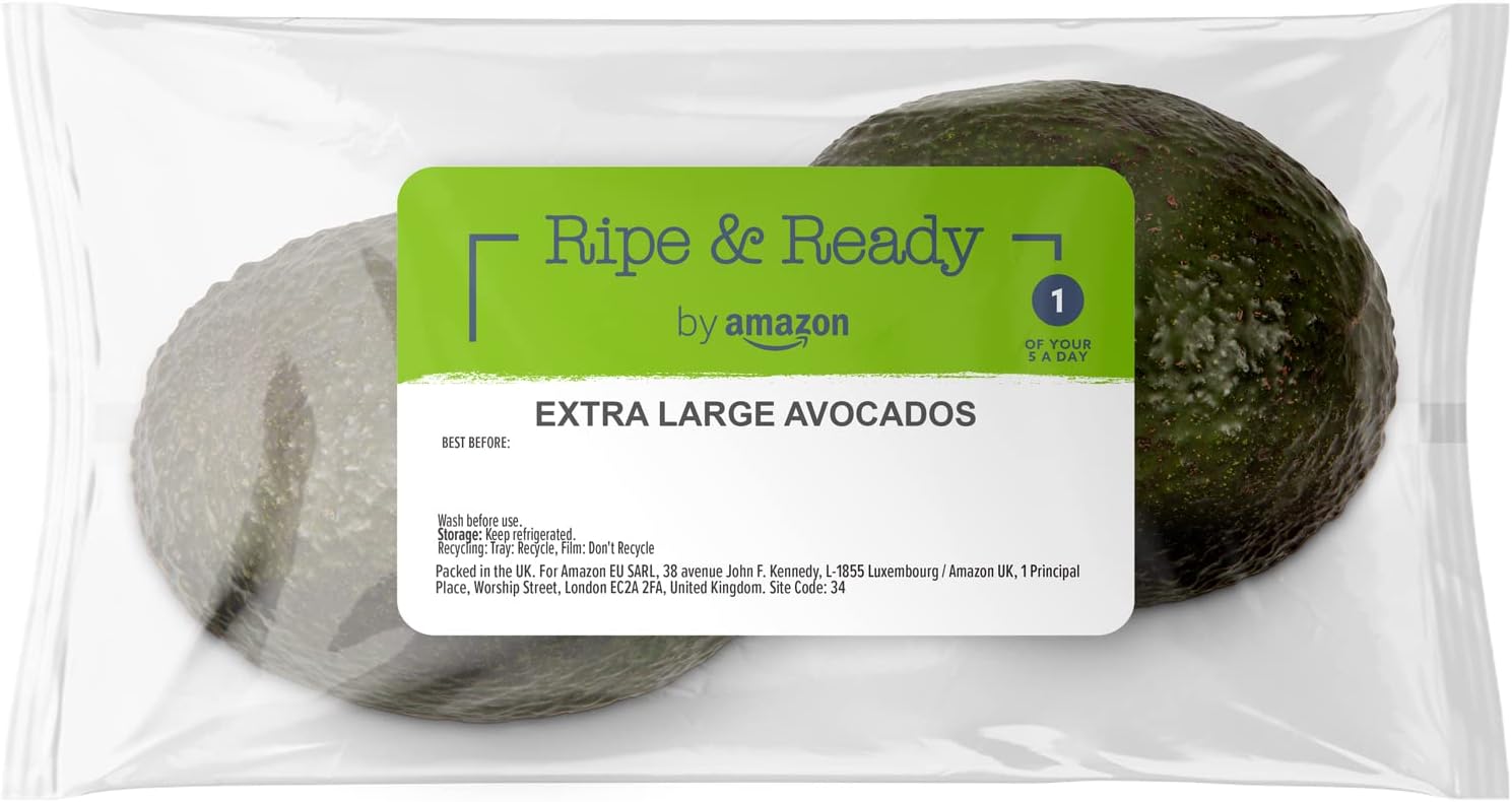 by Amazon Extra Large Ripe & Ready Avocados, 2 Pack