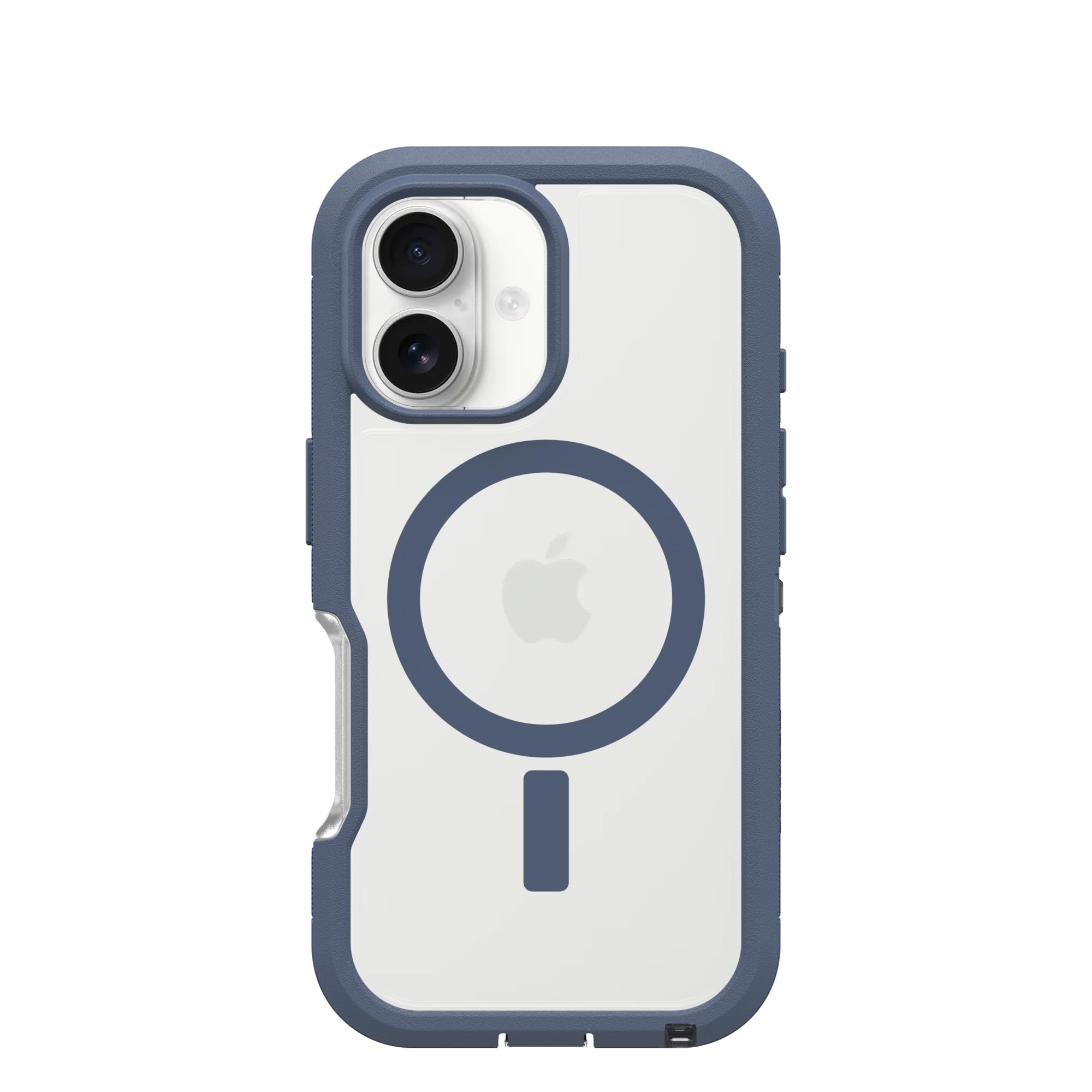 iPhone 16 Case | Defender Series XT for MagSafe Baby Blue Clear