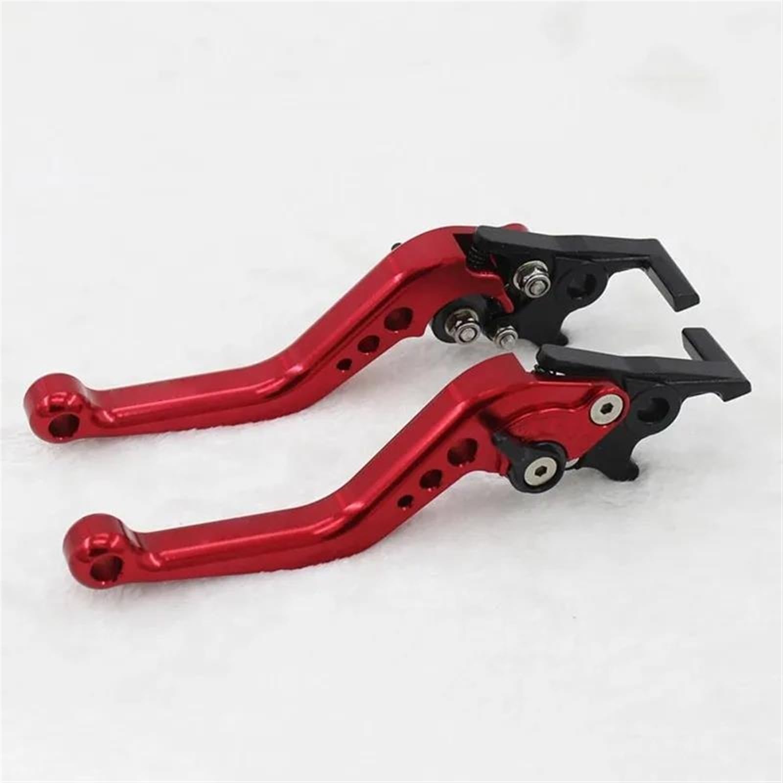 QEIEKOKLM Universal 1 Pair Alloy Motorbike Brake Handle CNC Motorcycle Clutch Drum Brake Lever Handle(C)