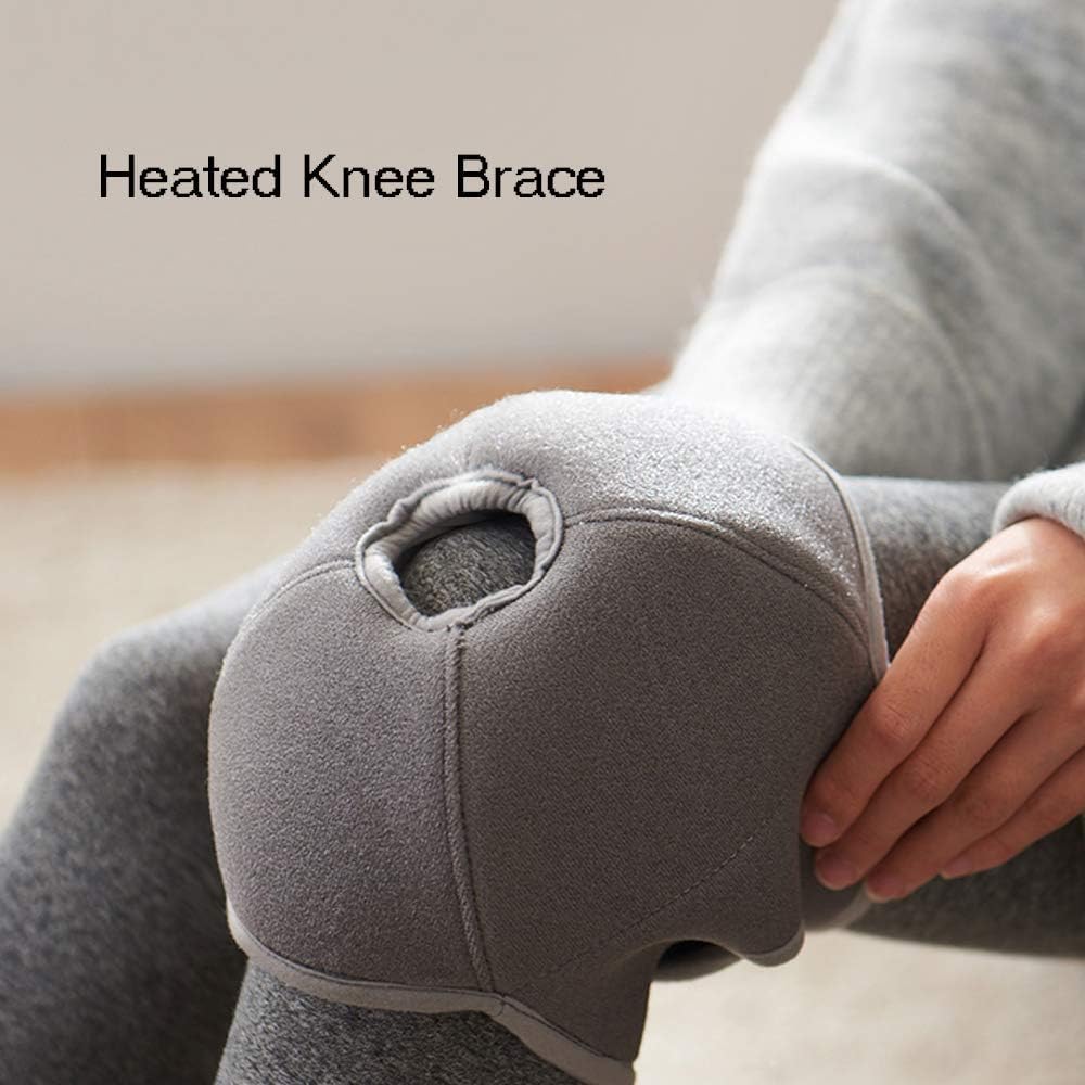 PHCOMRICH Heating Knee Pad Heated Knee Brace with 3 Temperature Setting,Warm Knee Wrap for Joint Relief Pain of Knee Stiff, Arthritis, Strains, Fits Knee Calf Leg Arm