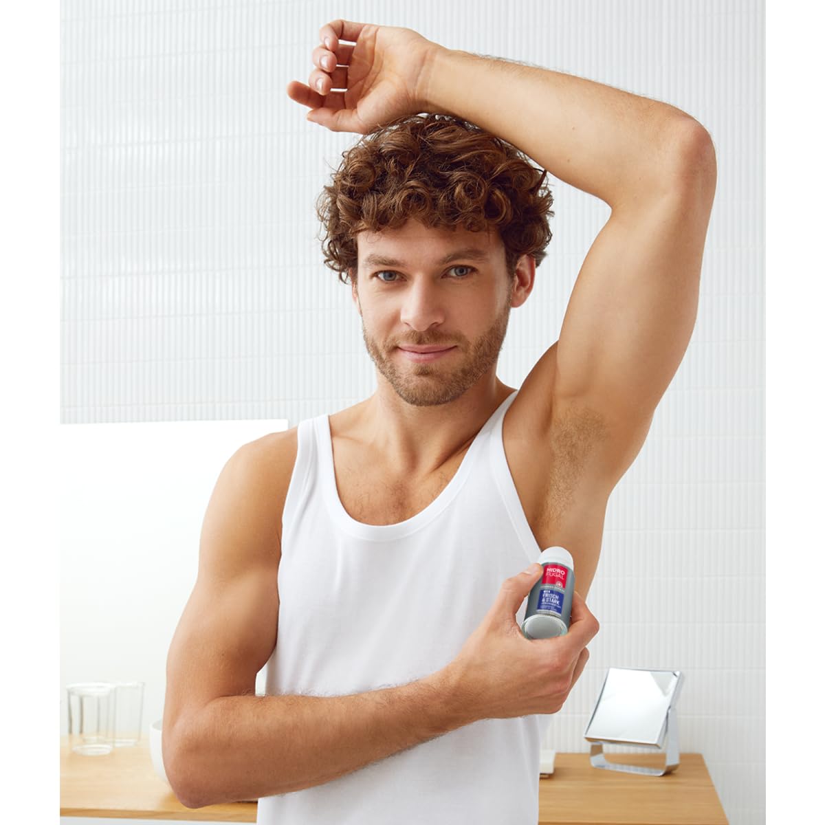 Hidrofugal® MEN SILNA OCHRONA Frisch & Stark Antyperspirant w kulce dla mężczyzn, bez alkoholu etylowego, odświeżający męski zapach, 50 ml