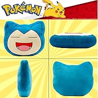 Vista 5 de Franco Anime Gaming Bedding - Almohada decorativa de felpa súper suave y acogedora, talla única, Snorlax