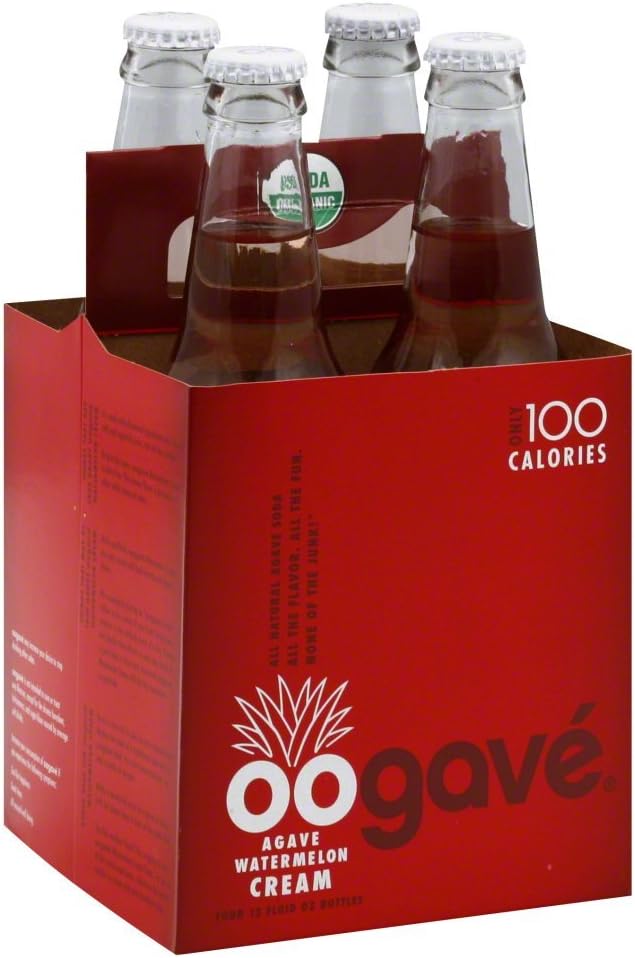 Oogave Soda Watermelon Cream 4PK 48 FO (Pack of 6)