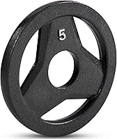 Vista 1 de JFIT Olympic 2 Inch Grip Plates and Bumper Plates for Barbell - Single Weights or Sets of 2 (Muliple Weights)