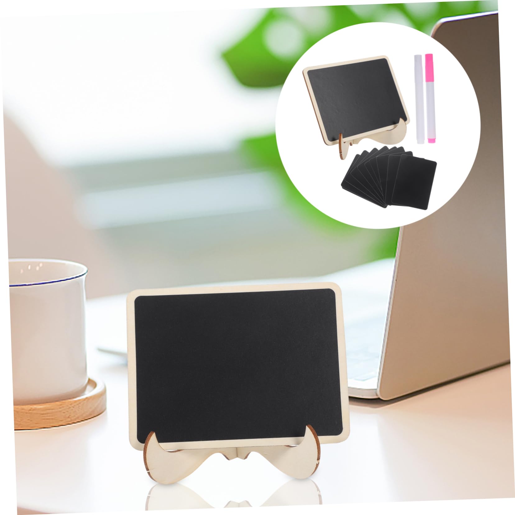 NUOBESTY 3sätze Mini Kreidetafel Mit Standfuß Kleine Beschriftungstafeln Für Hochzeiten Buffets Und Geschäfte Wiederverwendbare Abwischbare Mini- Für Kreative Deko Und -nachrichten