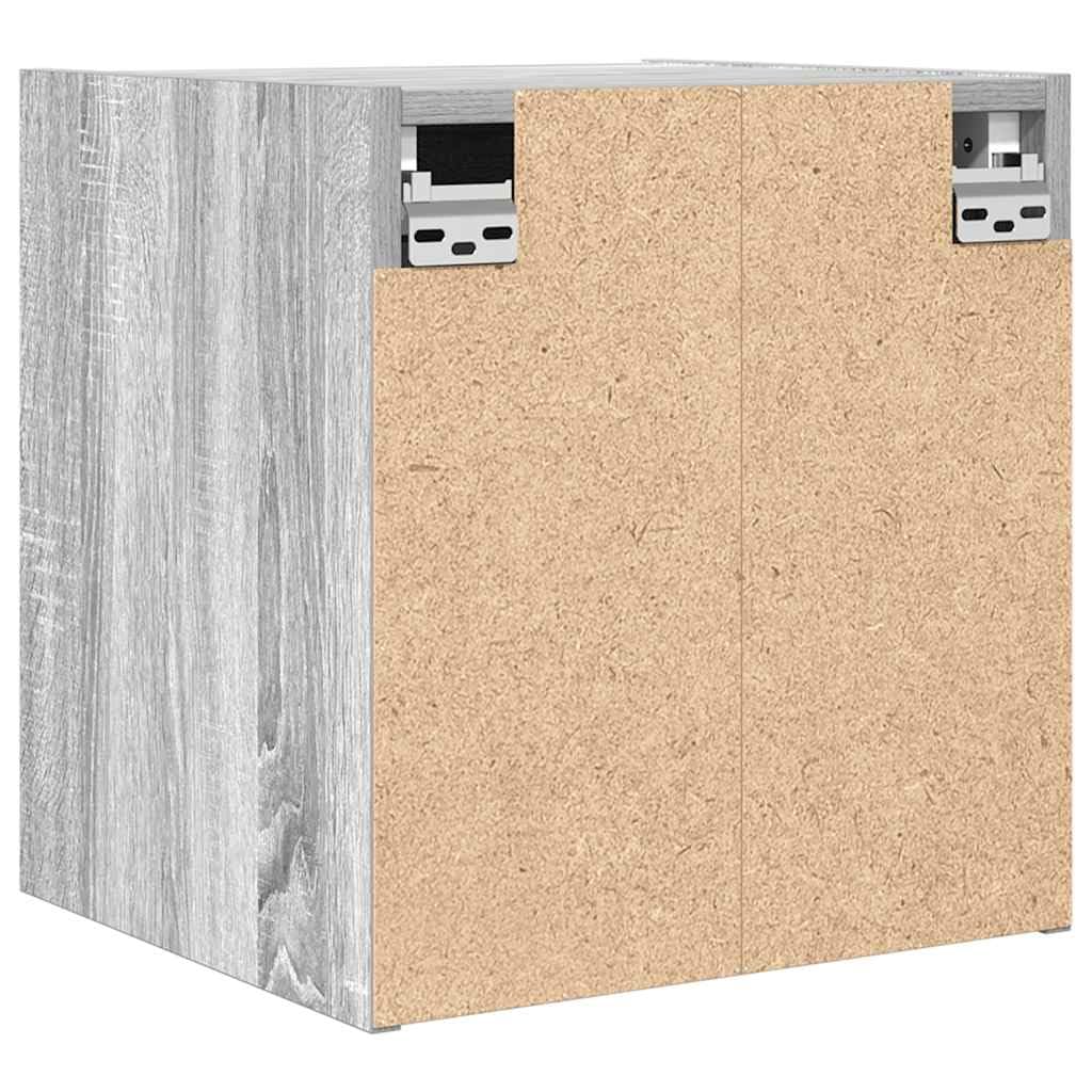 Wandmontierter Nachttisch aus Holzwerkstoff mit robuster Platte und reichlich Stauraum für Schlafzimmer