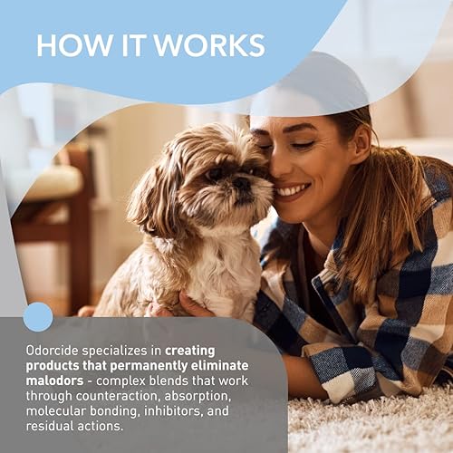 Miniatura 5 de Odorcide Duralast - Eliminador de olores concentrado de lino blanco frío, eliminador de olores de humo para olores fuertes en alfombras, suelos y