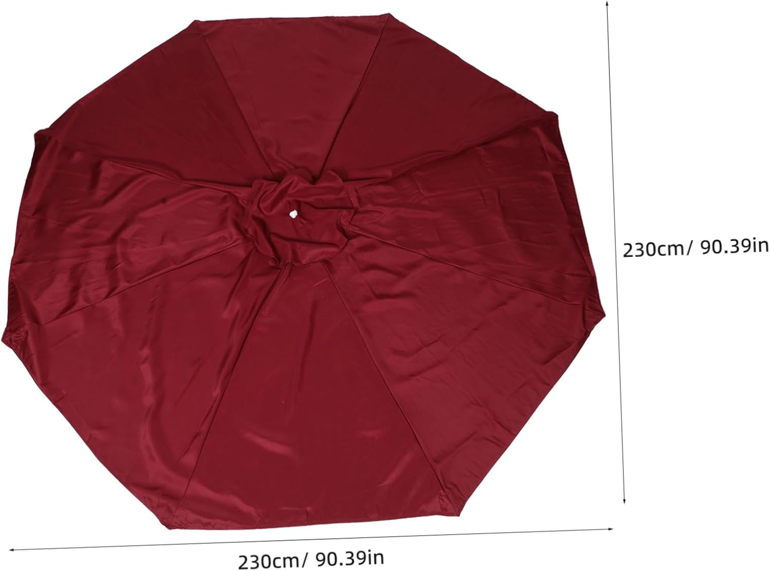 Yardwe Patio Umbrella Replacement Canopy Sunshade Cover for Outdoor Use Durable UV Blocking High Density Fabric Effortless Update for Garden and Compatible with Ribs