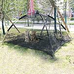 Portable Large Pop Up Pet Cat Tents Enclosures For Outside Patio
